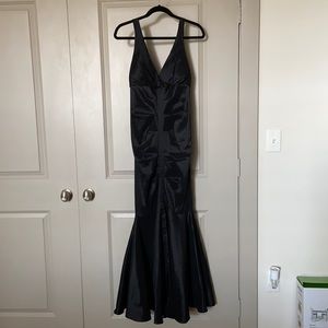 Black floor length gown